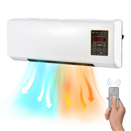 Portátil 2 en 1 1500W Calentador y Aire Acondicionado para Hogar y Oficina